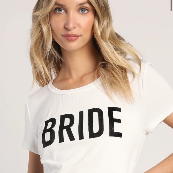 LULUS Bride Tee. Size S. - Picture 2 of 4